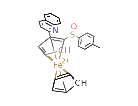 (S<sub>Fc</sub>,S)-[2-(quinolin-2-yl)ferrocen-1-yl]-p-tolylsulfoxide