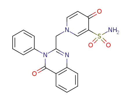 1-[(4-oxo-3-phenyl-3,4-dihydroquinazolin-2-yl)methyl]-1,4-dihydro-4-oxo-3-pyridinesulfonamide