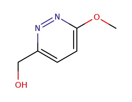 Molecular Structure of 89532-79-6 (3-Pyridazinemethanol, 6-methoxy-)