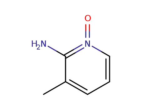 Molecular Structure of 53669-61-7 (2-Pyridinamine, 3-methyl-, 1-oxide)
