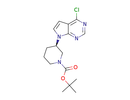 tert-butyl (R)-3-(4-chloro-7H-pyrrolo[2,3-d]pyrimidin-7-yl)piperidine-1-carboxylate