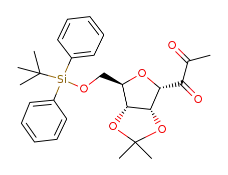 4,7-anhydro-8-O-(tert-butyldiphenylsilyl)-1-deoxy-5,6-O-isopropylidene-D-altro-octo-2,3-diulose