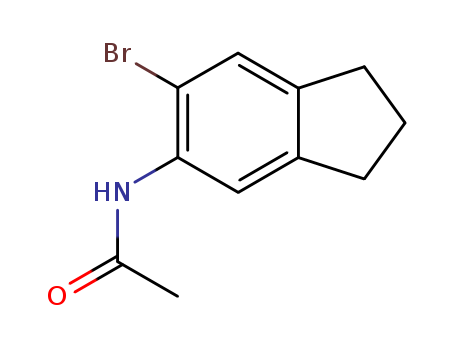N-(6-bromo-2,3-dihydro-1H-inden-5-yl)acetamide cas no. 157701-33-2 98%