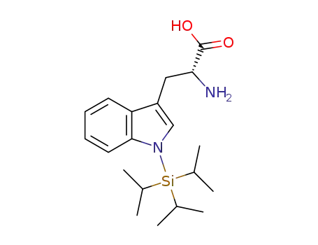 (R)-2-amino-3-(1-(triisopropylsilyl)-1H-indol-3-yl)propanoic acid