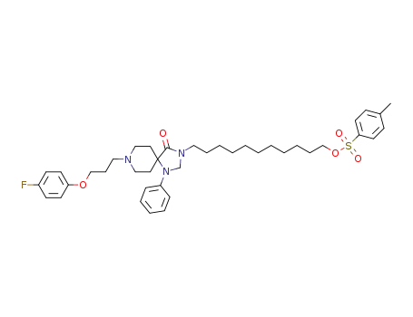 3-[11-(tosyloxy)undecyl]-8-[3-(4-fluorophenoxy)propyl]-1-phenyl-1,3,8-triazaspiro[4,5]decan-4-one