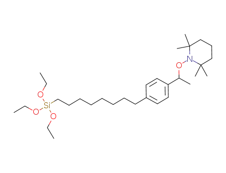 2,2,6,6-tetramethyl-1-(1-(4-(8-(triethoxysilyl)octyl)phenyl)ethoxy)piperidine