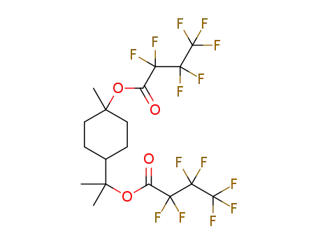 2-[4-(heptafluorobutanoyloxy)-4-methylcyclohexyl]propan-2-yl heptafluorobutanoate