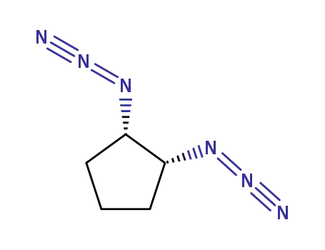 Molecular Structure of 57404-45-2 (Cyclopentane, 1,2-diazido-, (1R,2S)-rel-)