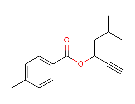 Molecular Structure of 1532515-92-6 (5-methylhex-1-yn-3-yl 4-methylbenzoate)