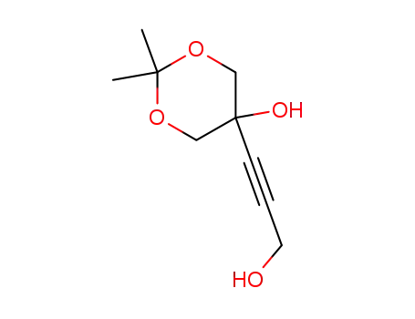 5-(3-Hydroxyprop-1-yn-1-yl)-2,2-dimethyl-1,3-dioxan-5-ol
