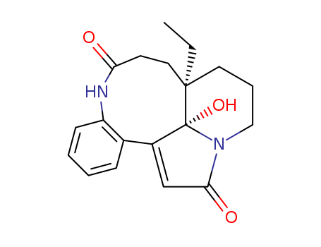 Indolizino[8,1-ef][1]benzazonine-6,13(5H,9H)-dione,8a-ethyl-7,8,8a,10,11,12a-hexahydro-12a-hydroxy-, (8aR,12aS,14bS)-