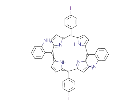 cis-5,15-bis-(2-aminophenyl)-10,20-bis-(4-iodophenyl)porphyrin