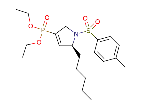 (S)-[5-pentyl-1-tosyl-2,5-dihydro-1H-pyrrol-3-yl]phosphonic acid diethyl ester