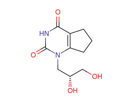 1-((2R)-2,3-dihydroxypropyl)-6,7-dihydro-1H-cyclopenta[d]pyrimidine-2,4(3H,5H)-dione