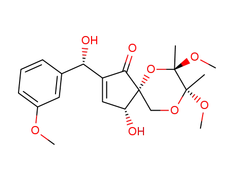 (4R,5R,7R,8R)-4-hydroxy-2-[(S)-hydroxy(3-methoxyphenyl)methyl]-7,8-dimethoxy-7,8-dimethyl-6,9-dioxaspiro[4.5]dec-2-en-1-one