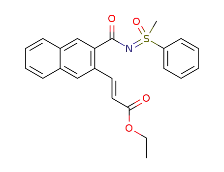 N-[(E)-2-(3-ethoxy-3-oxoprop-1-en-1-yl)-β-naptholoyl]-S-methyl-S-phenylsulfoximine