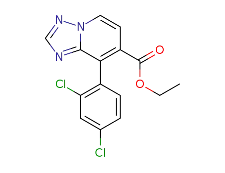 ethyl 8-(2,4-dichlorophenyl)[1,2,4]triazolo[1,5-a]pyridine-7-carboxylate