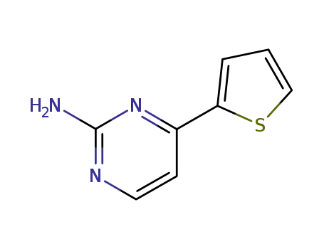 Molecular Structure of 154321-60-5 (4-(2-THIENYL)-2-PYRIMIDINAMINE)
