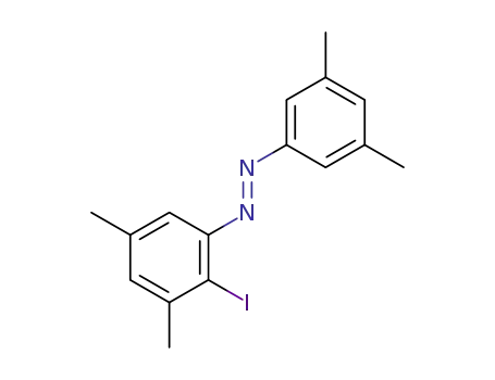 (E)-1-(3,5-dimethylphenyl)-2-(2-iodo-3,5-dimethylphenyl)diazene