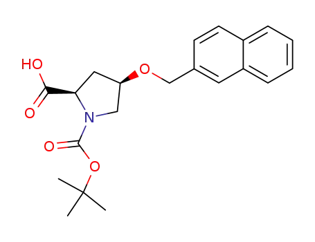 (2R,4R)-1-(tert-butoxycarbonyl)-4-(naphthalen-2-ylmethoxy)pyrrolidine-2-carboxylic acid