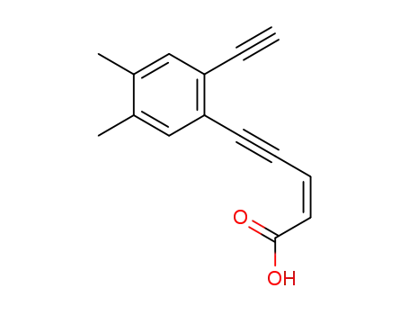 (Z)-5-(2-ethynyl-4,5-dimethylphenyl)pent-2-en-4-ynoic acid