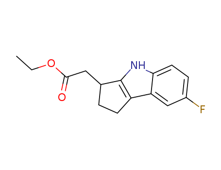 Ethyl 2-(7-fluoro-1,2,3,4-tetrahydrocyclopenta[b]indol-3-yl)acetate