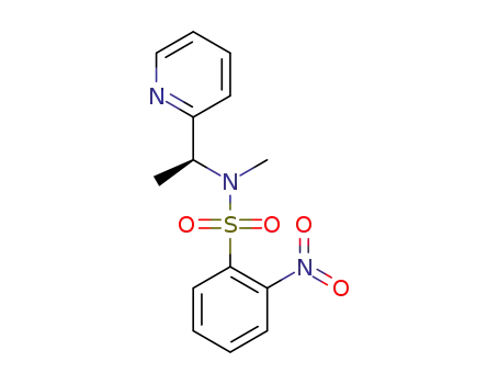 (S)-N-methyl-2-nitro-N-(1-(pyridin-2-yl)ethyl)benzenesulfonamide