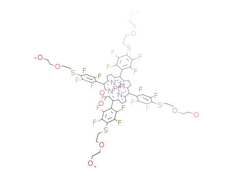 [meso-5,10,15,20-tetrakis(4-[2-(2-methoxyethoxy)ethane]thioxytetra-2,3,5,6-fluorophenyl)porpholactonato]platinum(II)