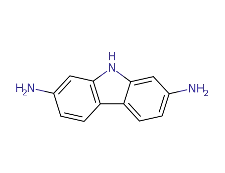 Molecular Structure of 6402-13-7 (9H-Carbazole-2,7-diamine)