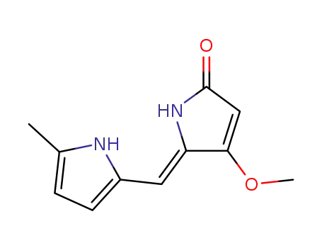 2H-Pyrrol-2-one,  1,5-dihydro-4-methoxy-5-[(5-methyl-1H-pyrrol-2-yl)methylene]-
