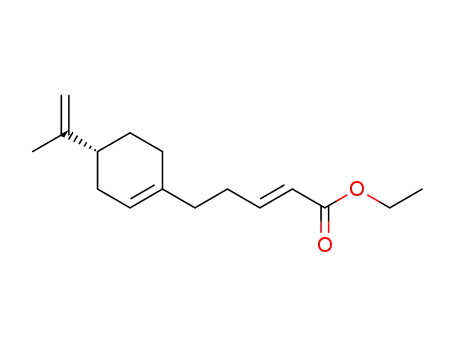 Molecular Structure of 1453109-29-9 ((E)-ethyl 5-(4-(prop-1-en-2-yl)cyclohex-1-en-1-yl)pent-2-enoate)
