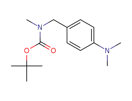Molecular Structure of 1465455-30-4 (tert-butyl 4-(dimethylamino)benzyl(methyl)carbamate)