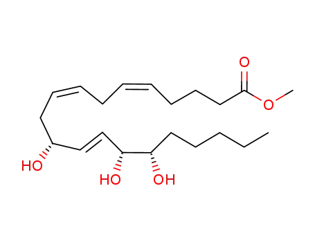 methyl 11(R),14(R),15(S)-trihydroxyeicosa-5(Z),8(Z),12(E)-trienoate