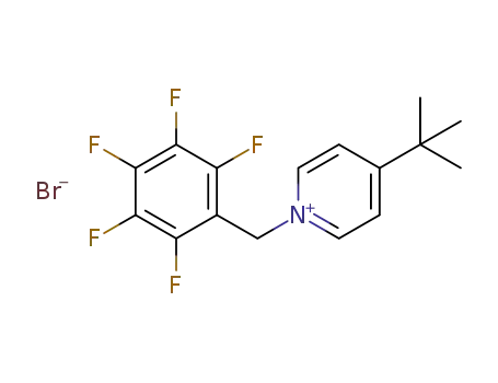 Molecular Structure of 1609277-94-2 (4-tert-butyl-N-((pentafluorophenyl)methyl)pyridinium bromide)
