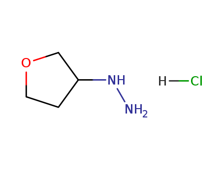 Hydrazine, (tetrahydro-3-furanyl)-, monohydrochloride