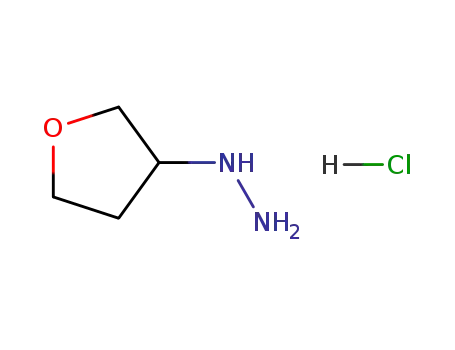 Molecular Structure of 158001-24-2 (oxolan-3-ylhydrazine)