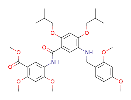 methyl 5-[5-(2,4-dimethoxy-benzylamino)-2,4-diisobutoxy-benzoylamino]-2,4-dimethoxybenzoate