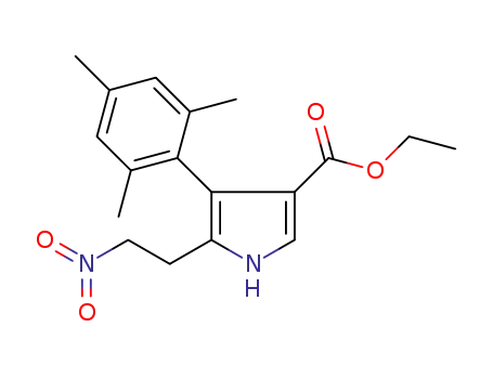 4-(ethoxycarbonyl)-3-mesityl-2-(2-nitroethyl)pyrrole