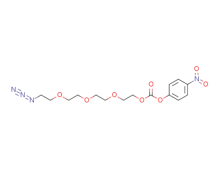 Molecular Structure of 1422540-98-4 (Azido-PEG4-4-nitrophenyl carbonate)