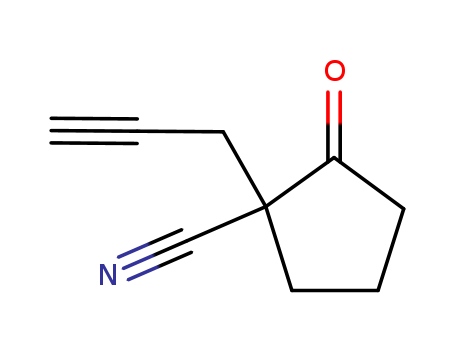 Cyclopentanecarbonitrile, 2-oxo-1-(2-propynyl)-