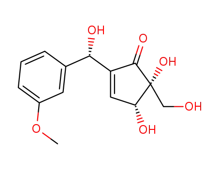 (4R,5R)-4,5-dihydroxy-2-[(S)-hydroxy(3-methoxyphenyl)methyl]-5-(hydroxymethyl)cyclopent-2-enone
