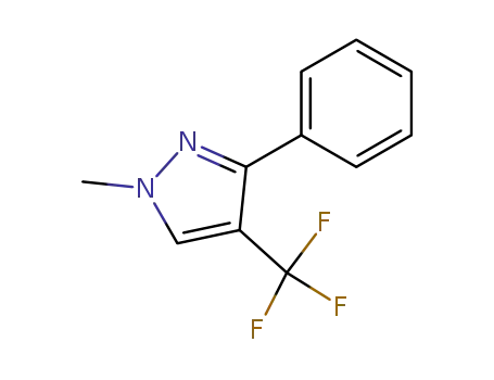 1H-Pyrazole, 1-methyl-3-phenyl-4-(trifluoromethyl)-
