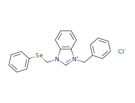 3-benzyl-1-(( 2-phenylselanyl)methyl)-3H-benzoimidazolium chloride