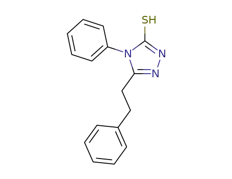 3H-1,2,4-Triazole-3-thione, 2,4-dihydro-4-phenyl-5-(2-phenylethyl)-