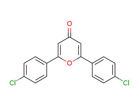 4H-Pyran-4-one,2,6-bis(4-chlorophenyl)- cas  1469-91-6