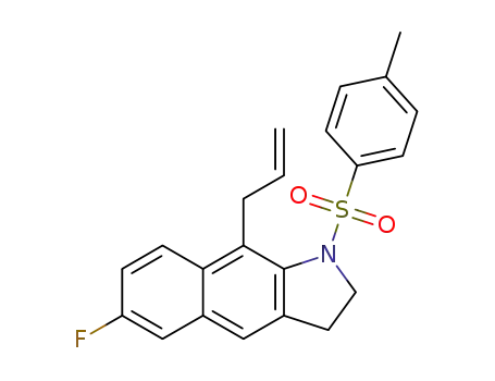 9-allyl-6-fluoro-1-tosyl-2,3-dihydro-1H-benzo[f]indole