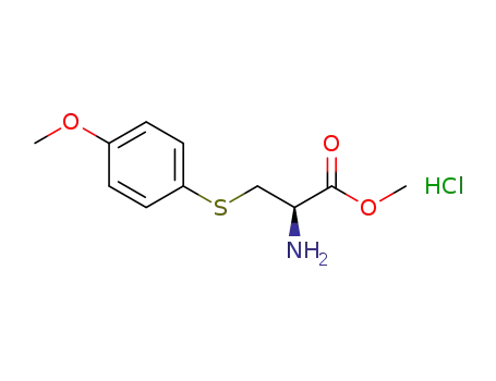(R)-methyl 2-amino-3-((4-methoxyphenyl)thio)propanoate hydrochloride