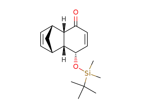 (1S,4R,4aS,8S,8aR)-8-(tert-Butyl-dimethyl-silanyloxy)-4,4a,8,8a-tetrahydro-1H-1,4-methano-naphthalen-5-one