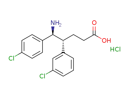 (1S,2R)-4-carboxy-2-(3-chlorophenyl)-1-(4-chlorophenyl)butan-1-aminium chloride