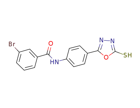 3-bromo-N-[4-(5-sulfanyl-1,3,4-oxadiazol-2-yl)phenyl]benzamide